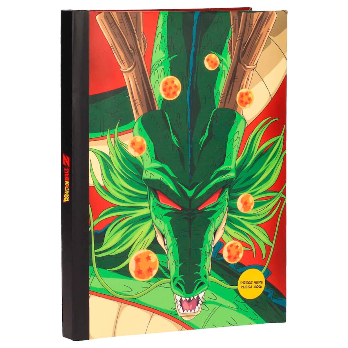 Cuaderno A5 Shenron Dragon Ball luces - Espadas y Más