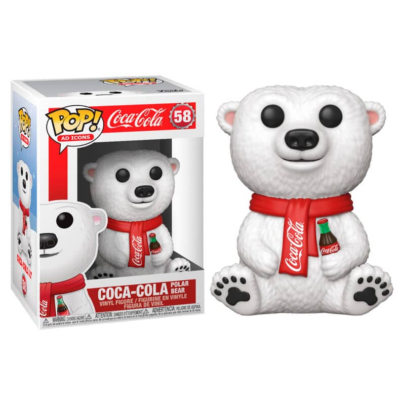 Figura POP Coca Cola Polar Bear - Espadas y Más