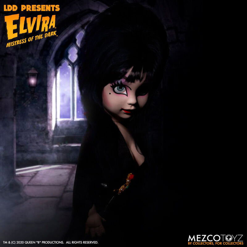 Figura Elvira - Elvira Mistress of the Dark Living Dead Dolls 25cm - Espadas y Más