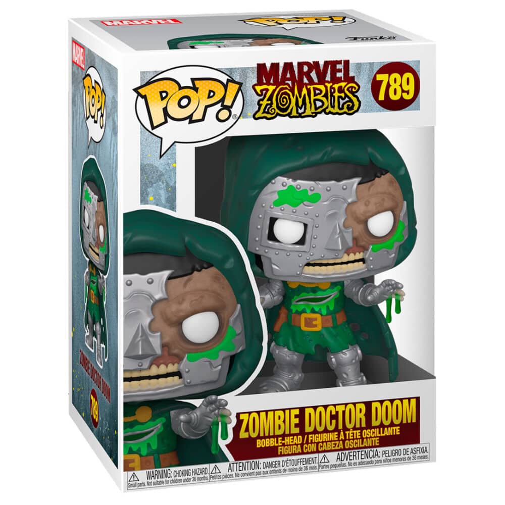 Figura POP Marvel Zombies Dr. Doom - Espadas y Más