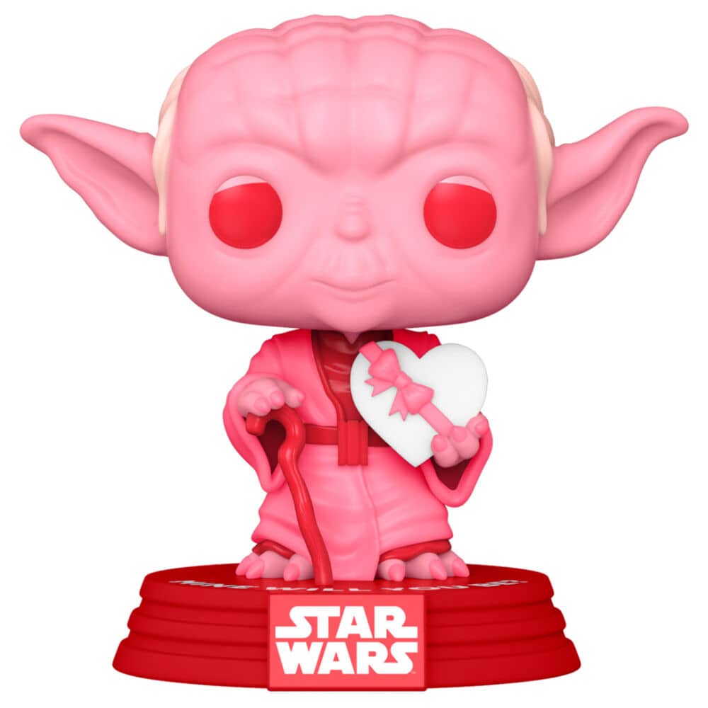Figura POP Star Wars Valentines Yoda with Heart - Espadas y Más