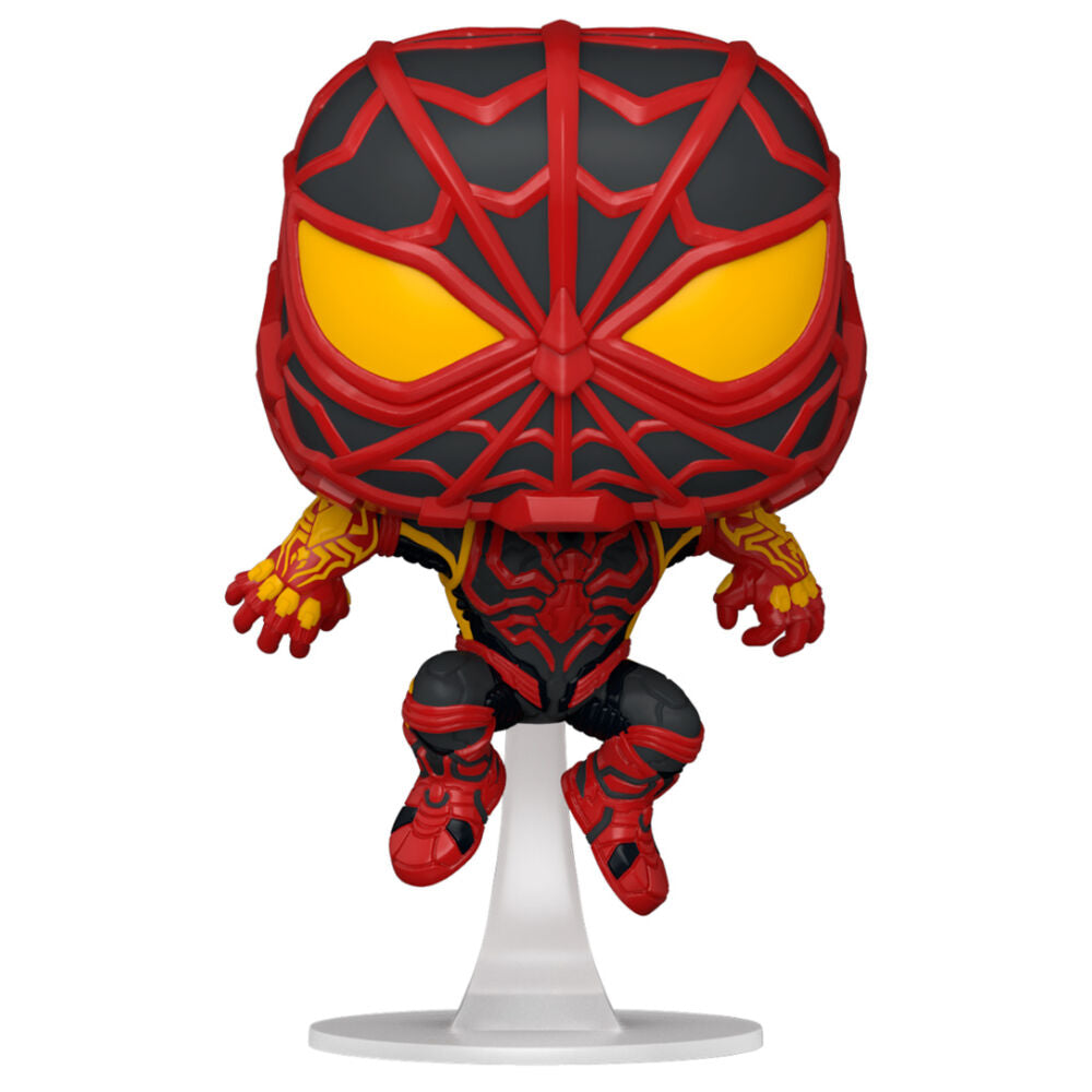 Marvel Spiderman Miles Morales STRIKE Suit POP-Figur