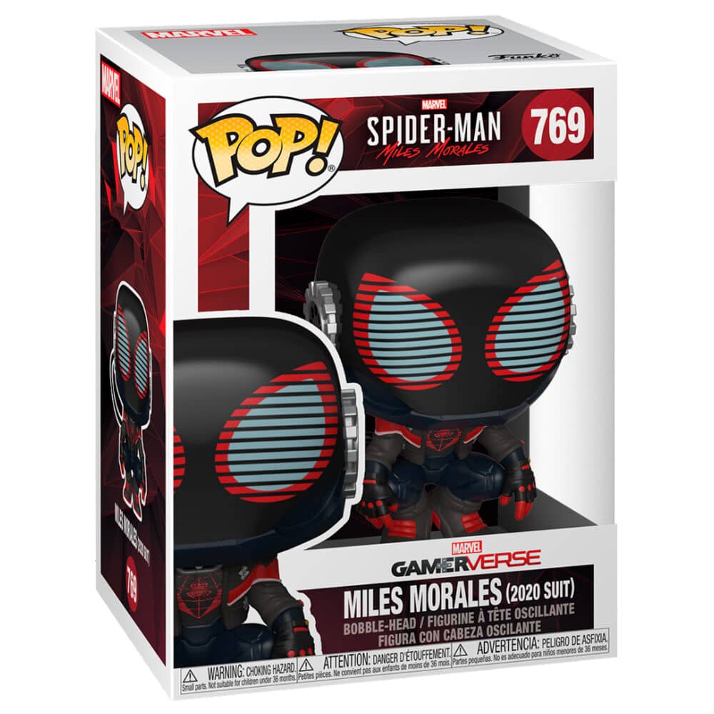Figura POP Marvel Spiderman Miles Morales 2020 Suit - Espadas y Más