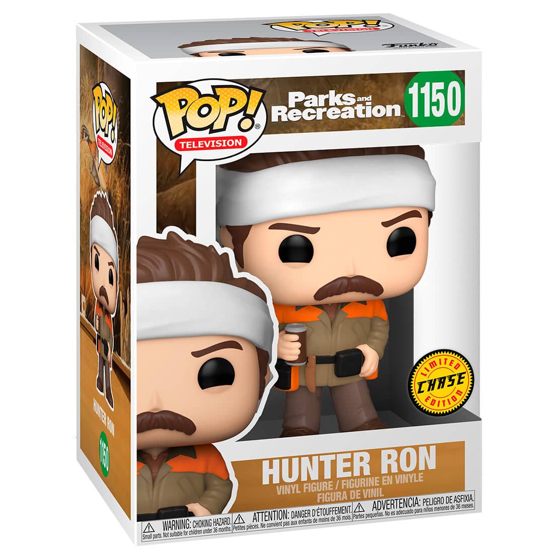 Figura POP Parks and Rec Hunter Ron Chase - Espadas y Más