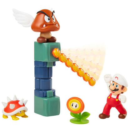 Set diorama Castillo de Lava Super Mario Nintendo - Espadas y Más