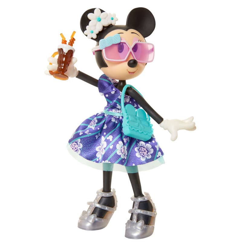 Pack 2 muñecas Minnie and Mickey Mouse Movie Night Disney 24cm - Espadas y Más
