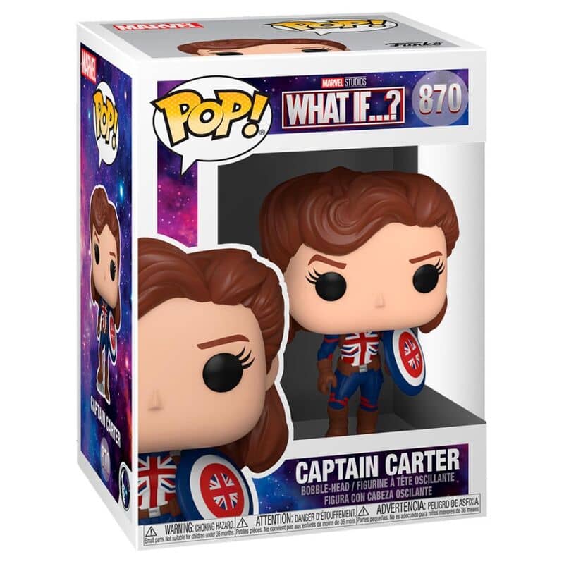 Figura POP Marvel What If Captain Carter - Espadas y Más