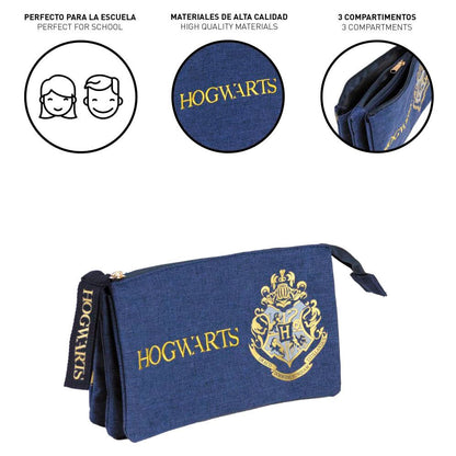 Portatodo Hogwarts Harry Potter triple - Espadas y Más