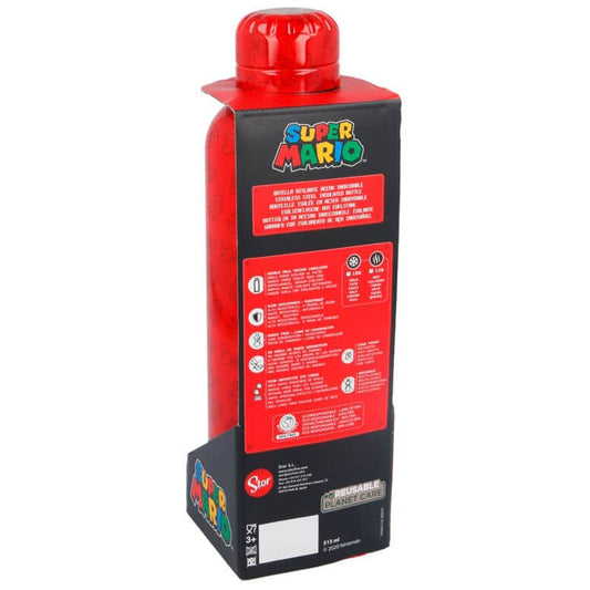 Botella acero inoxidable Super Mario Bros Nintendo 515ml - Espadas y Más