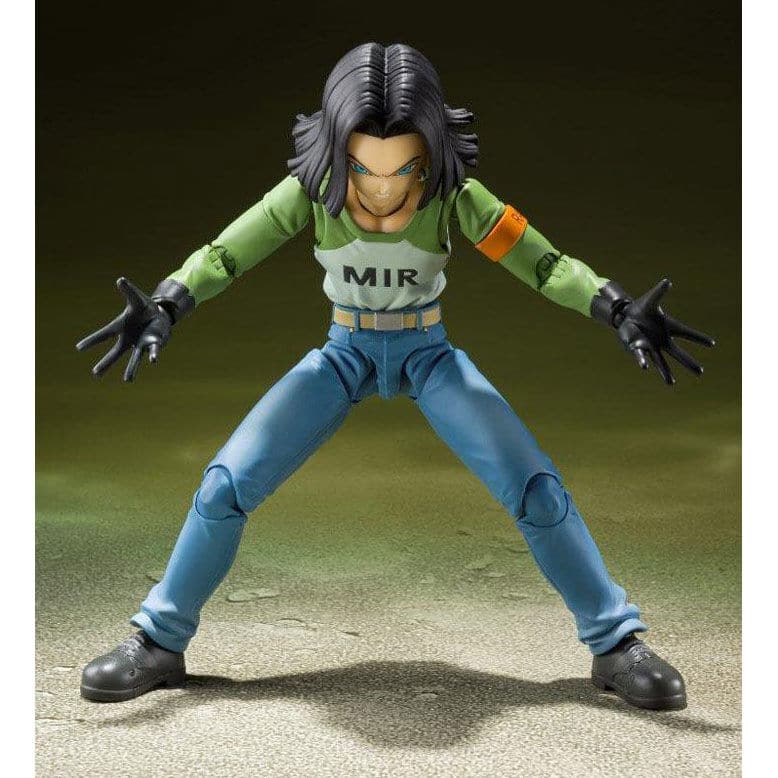 Figura Androide 17 Saga de la Batalla entre Universos Dragon Ball Super 14cm - Espadas y Más