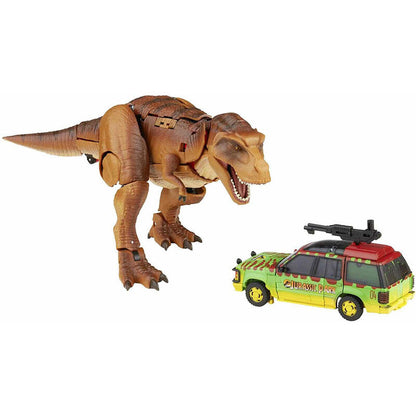 Set 2 figuras Tyrannocon Rex + Autobot JP93 Transformers Jurassic Park - Espadas y Más