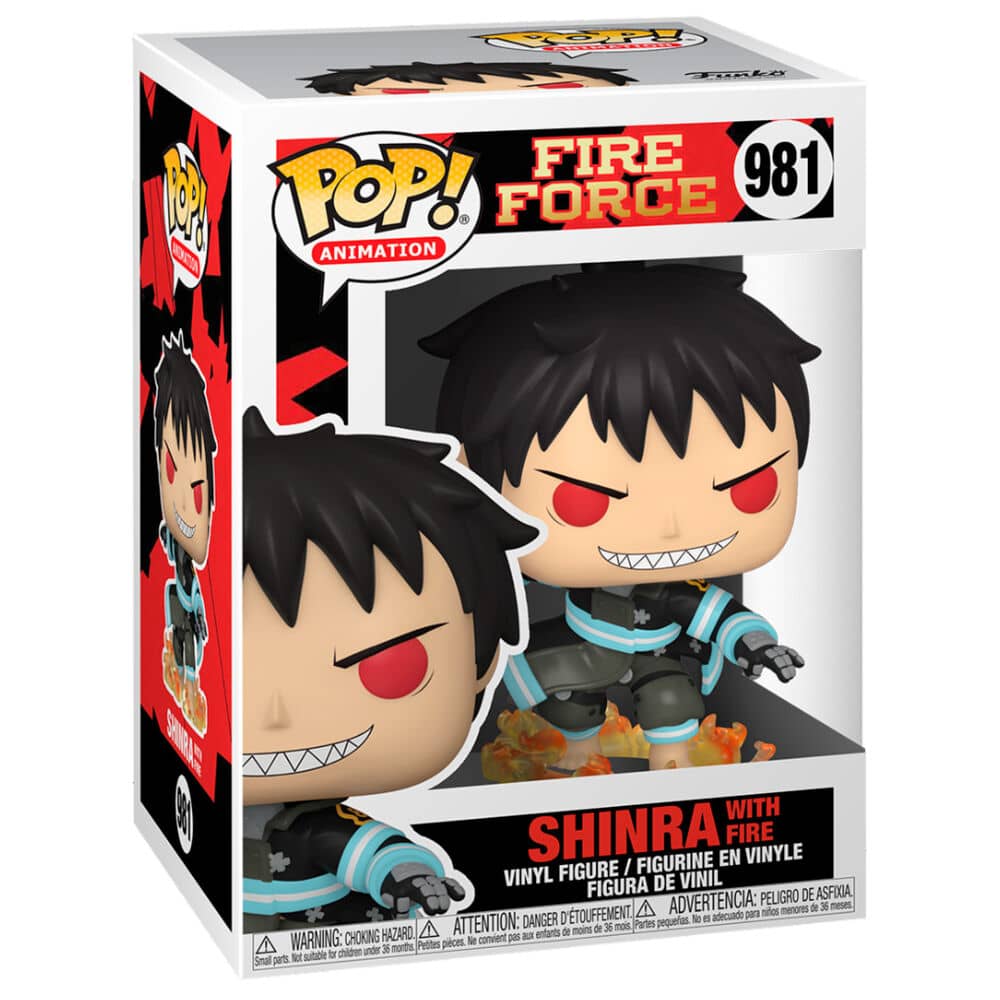 Figura POP Fire Force Shinra with Fire - Espadas y Más