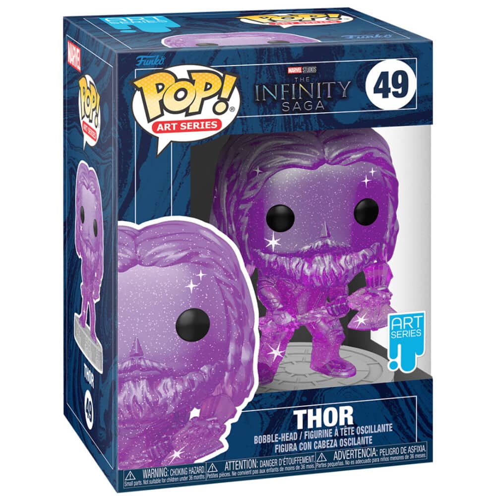 Figura POP Marvel Infinity Saga Thor Purple - Espadas y Más