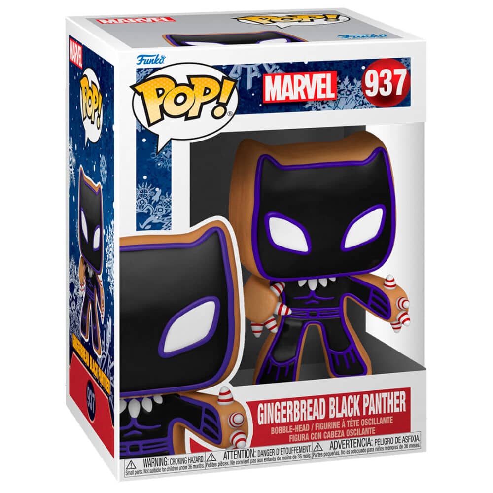 Figura POP Marvel Holiday Black Panther - Espadas y Más