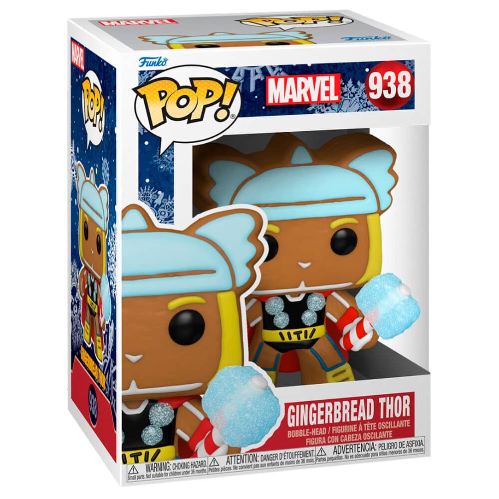 Figura POP Marvel Holiday Thor - Espadas y Más