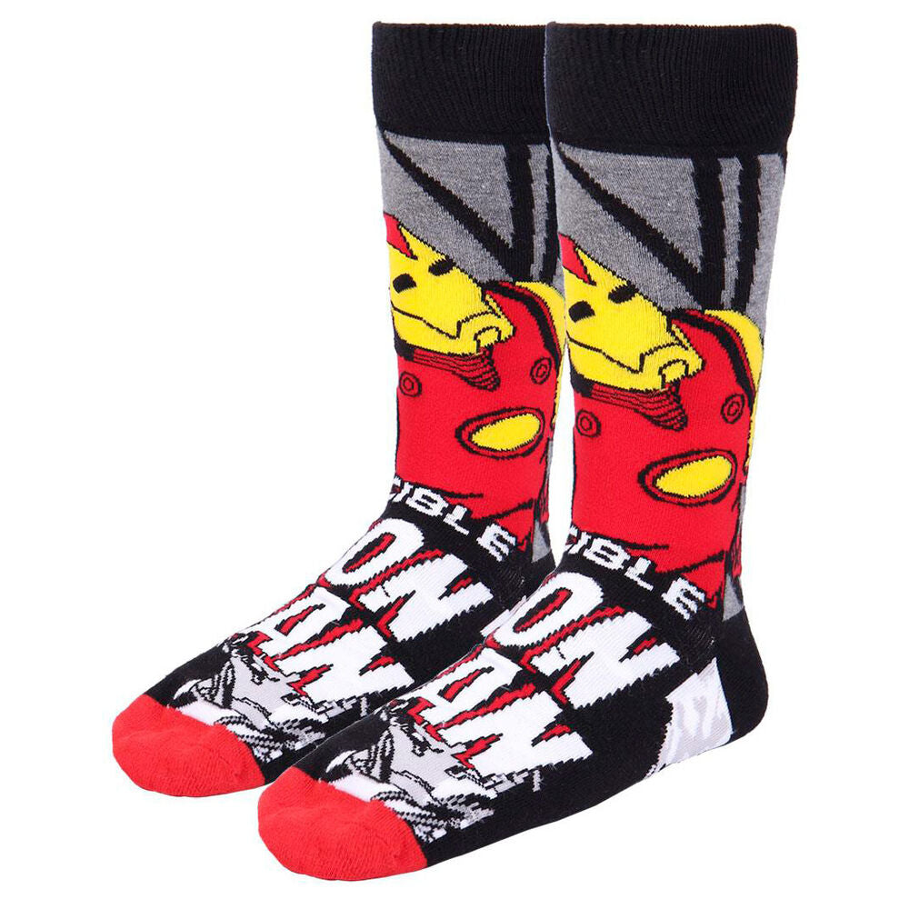 Set mit 3 Marvel 2 Socken