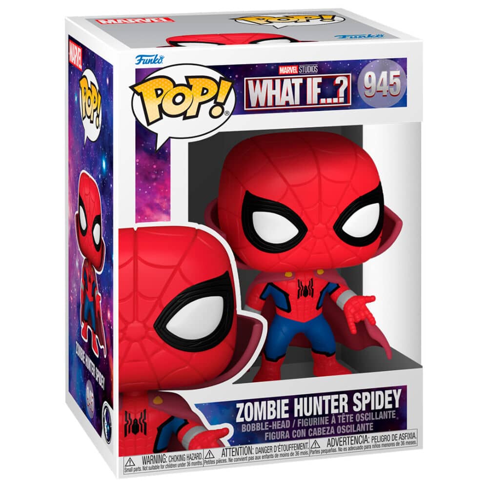 Figura POP Marvel What If Zombie Spiderman - Espadas y Más