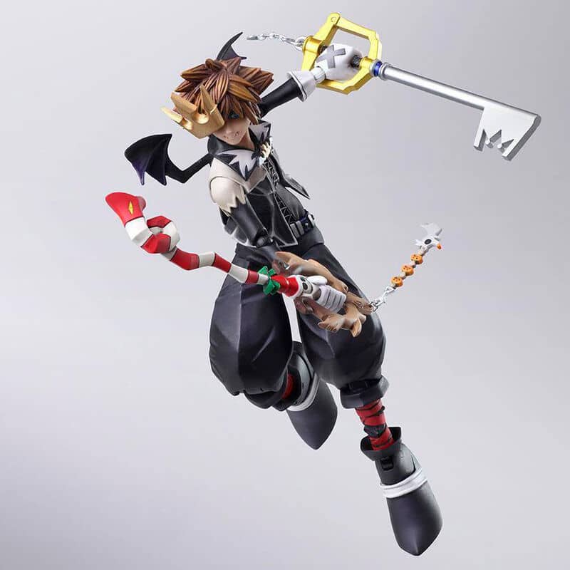 Figura Sora Halloween Town Ver. Kingdom Hearts II Bring Arts Disney 15cm - Espadas y Más