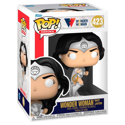 Figura POP DC Wonder Woman 80th Wonder Woman White Lantern - Espadas y Más