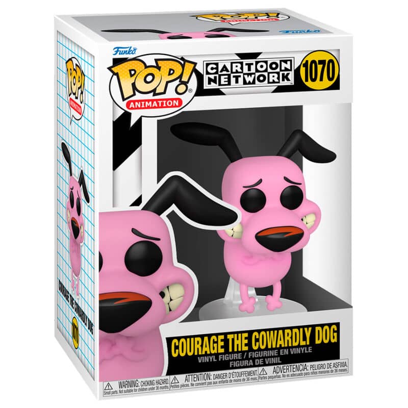 Figura POP Cartoon Network Courage - Courage the Cowardly Dog - Espadas y Más