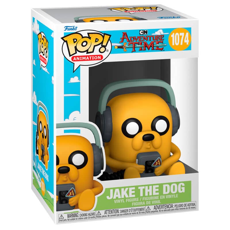 Figura POP Adventure Time Jake with Player - Espadas y Más