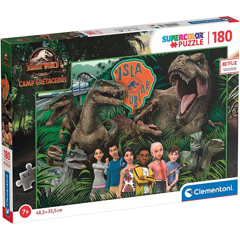 Puzzle Camp Cretaceous Jurassic World 180pzs - Espadas y Más