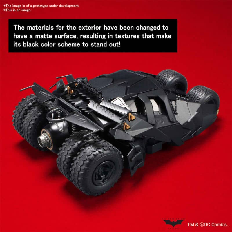 Coche Model Kit Batmobile Batman Begins DC comics 1/35 - Espadas y Más