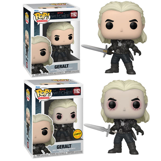 Imagenes del producto Figura POP The Witcher Geralt 5 + 1 Chase