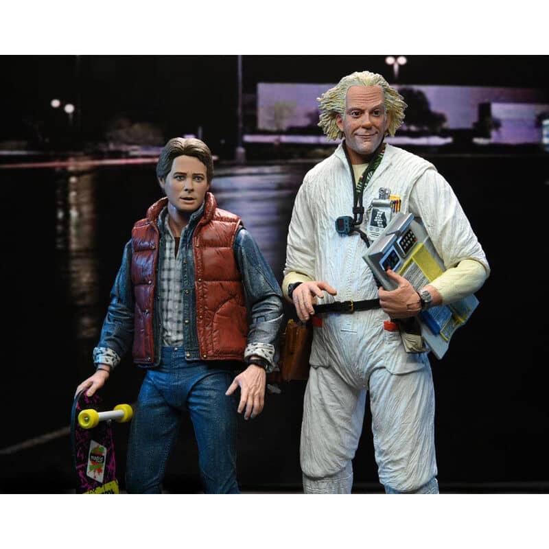 Figura Action Ultimate Doc Brown Regreso al Futuro 1985 18cm - Espadas y Más