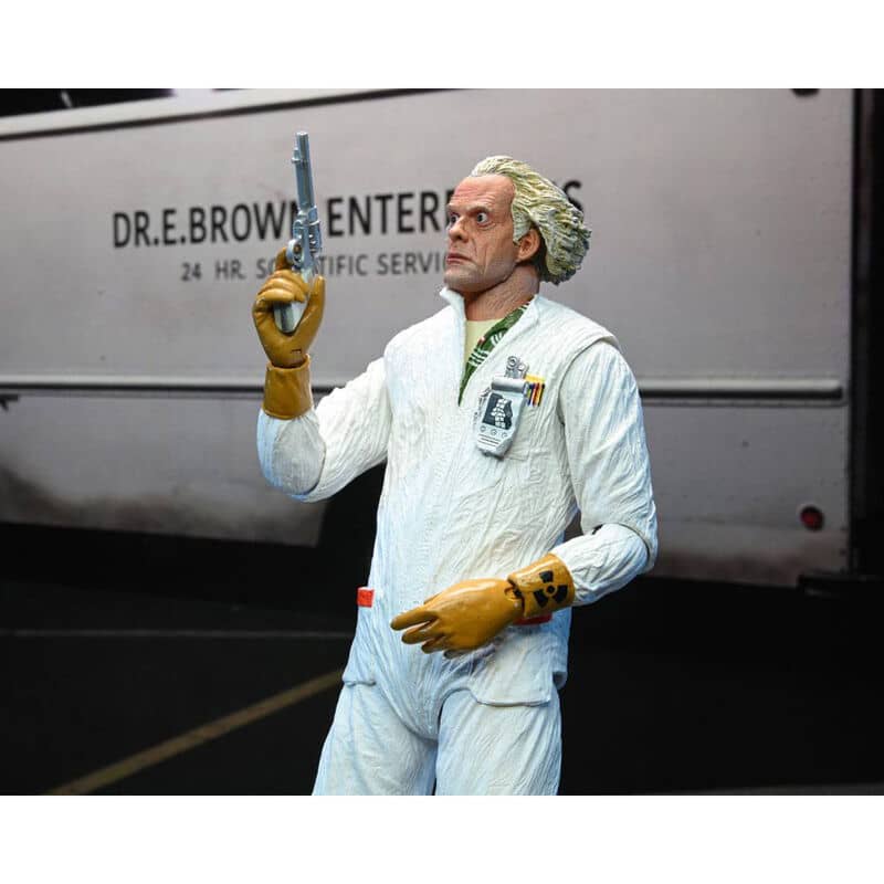 Figura Action Ultimate Doc Brown Regreso al Futuro 1985 18cm - Espadas y Más