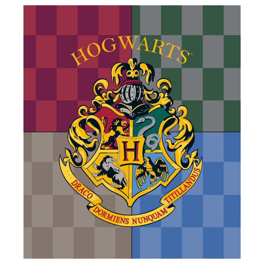 Imagenes del producto Manta premium coralina Hogwarts Harry Potter