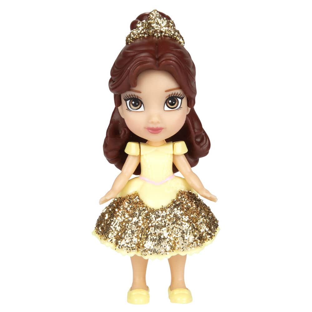 Expositor Mini Muñecas con purpurina Princesas Disney 8cm surtido