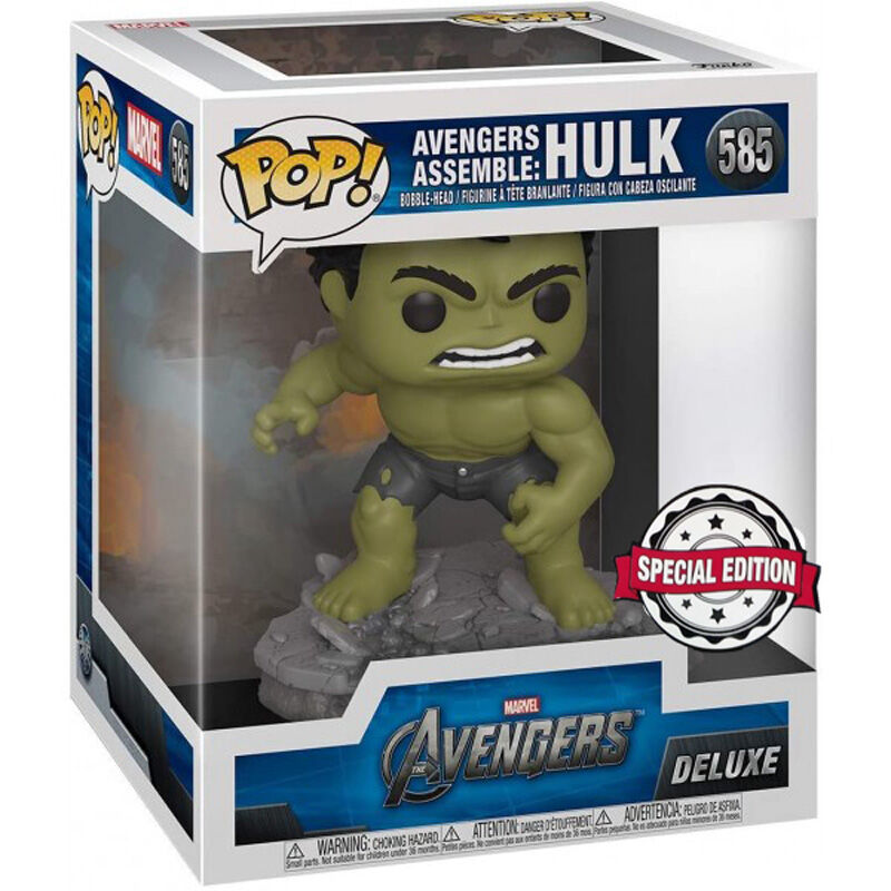 Imagen de Figura POP Deluxe Avengers Hulk Assemble Exclusive Facilitada por Espadas y más