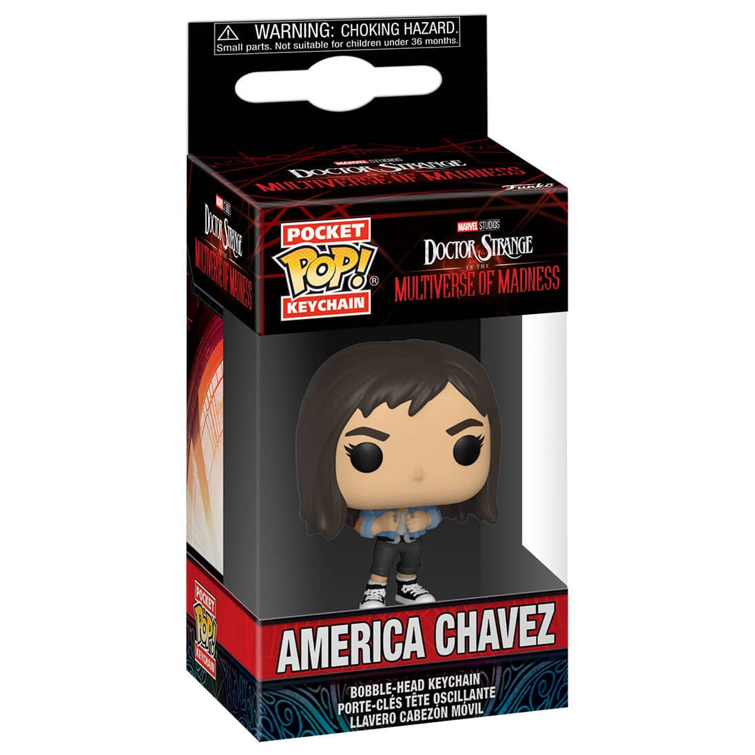 Llavero Pocket POP Doctor Strange Multiverse of Madness America Chavez - Espadas y Más