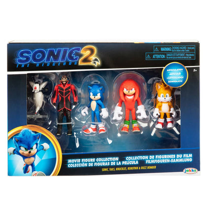 Set 5 Figuras Sonic 2 Sonic The Hedgehot 6cm - Espadas y Más