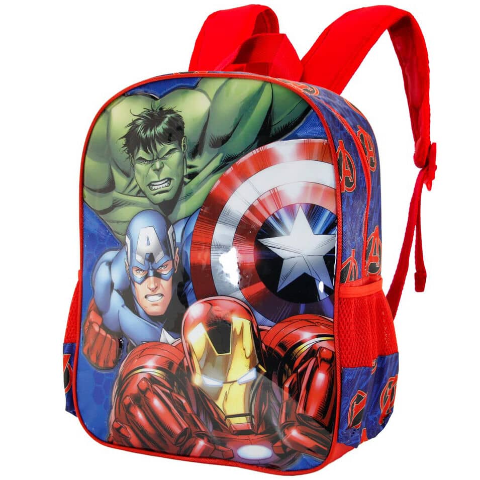 Imagen de Mochila 3D Go On Vengadores Avengers Marvel 31cm parte de nuestra colección en Espadas y más, sitio oficial.