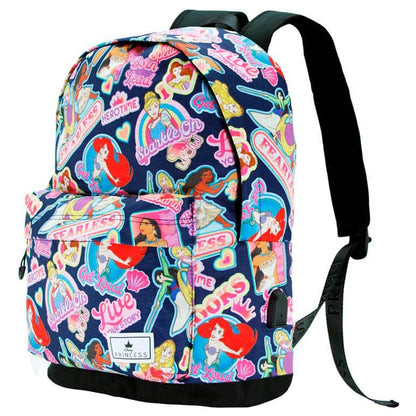 Mochila Fearless Princesas Disney adaptable 45cm - Espadas y Más