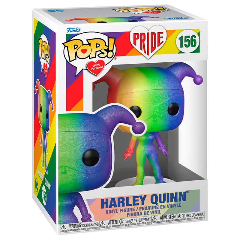 Figura POP DC Comics Harley Quinn Pride - Espadas y Más