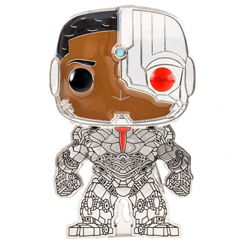 POP Pin DC Comics Cyborg La Liga de la Justicia 10cm - Espadas y Más