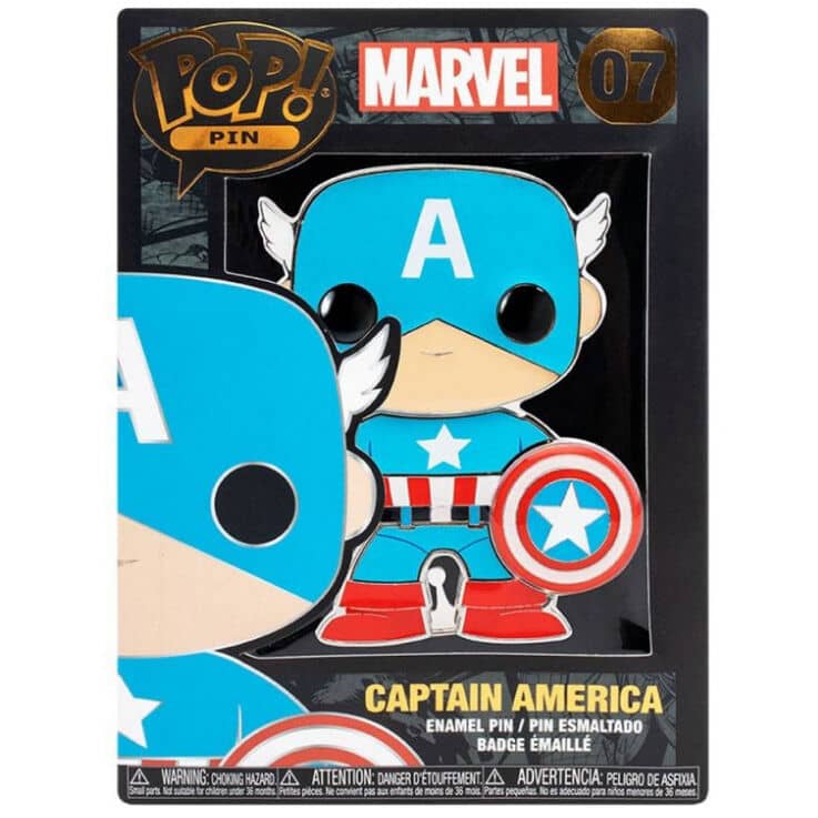 POP Pin Marvel Capitan America 10cm - Espadas y Más