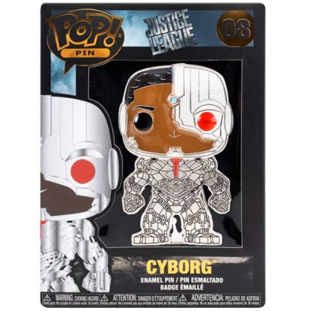 POP Pin DC Comics Cyborg La Liga de la Justicia 10cm - Espadas y Más