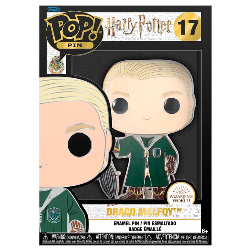 POP Pin Harry Potter Draco Malfoy 10cm - Espadas y Más