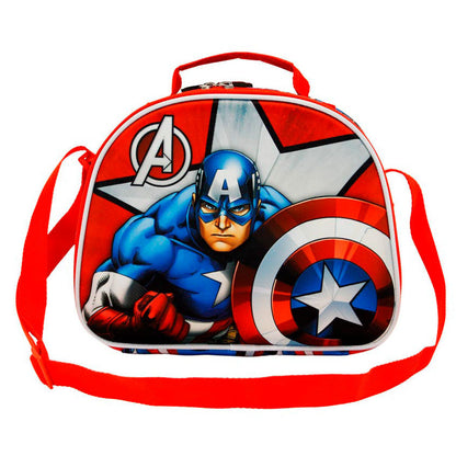 Bolsa portameriendas 3D Capitan America Marvel - Espadas y Más