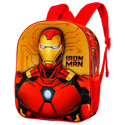Mochila 3D Angry Iron Man Marvel 31cm - Espadas y Más