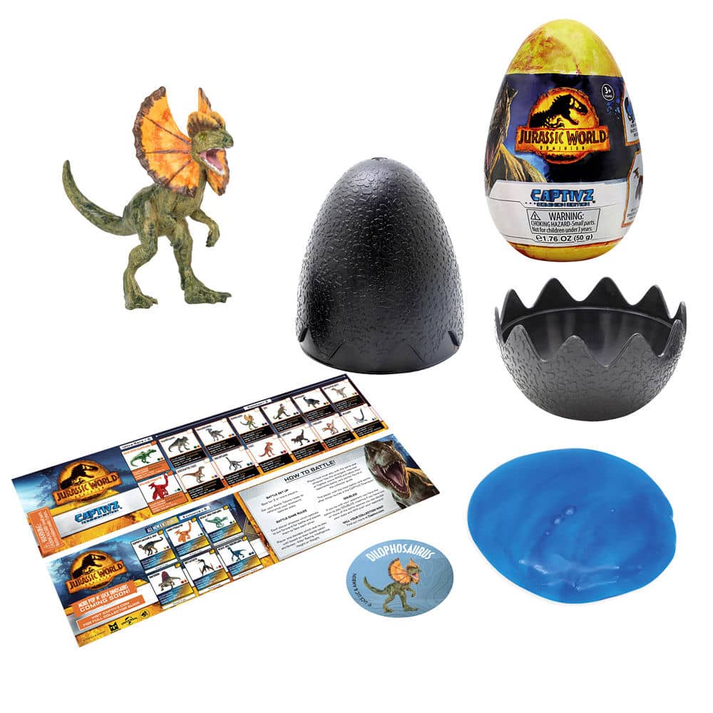 Huevo sorpresa Captivz Dominion Edition Slime Jurassic World surtido - Espadas y Más