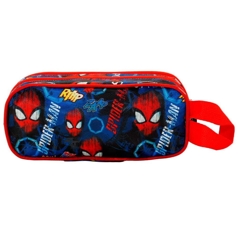 Portatodo 3D Badoom Spiderman Marvel doble - Espadas y Más