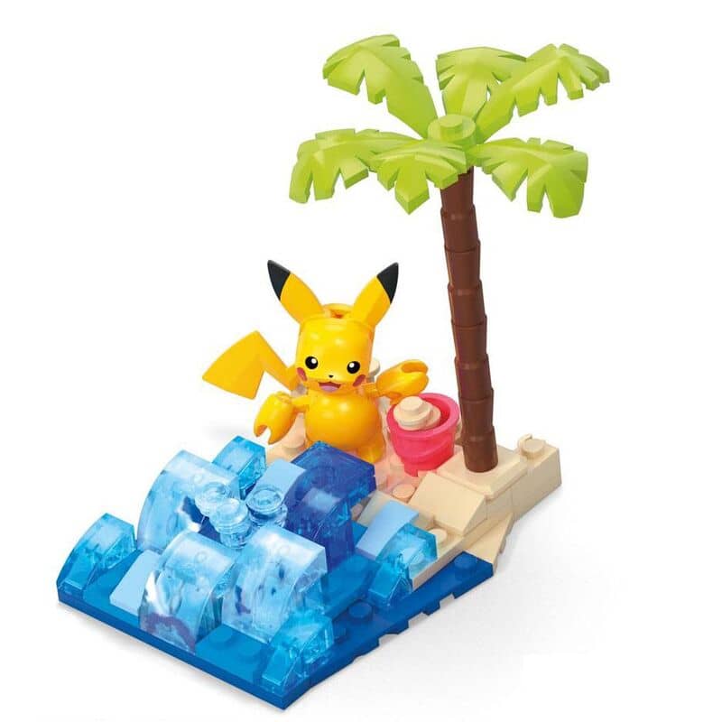 Kit Construccion Mega Construx Pikachu Beach Splahs Pokemon 79pzs - Espadas y Más