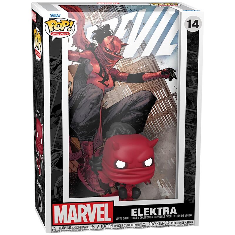 Figura POP Comic Cover Marvel Daredevil Elektra
