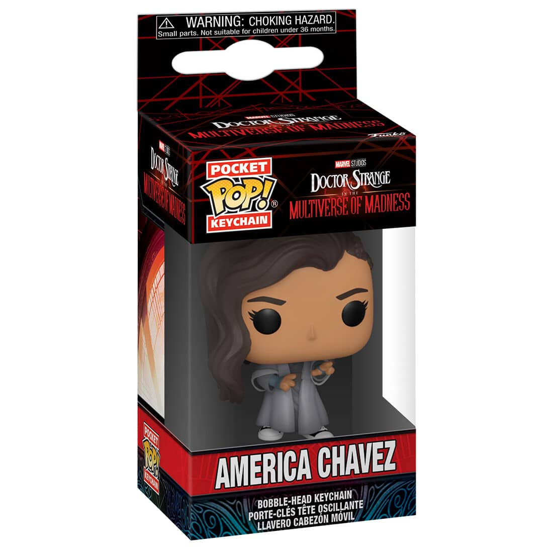 Llavero Pocket POP Marvel Doctor Strange America Chavez - Espadas y Más