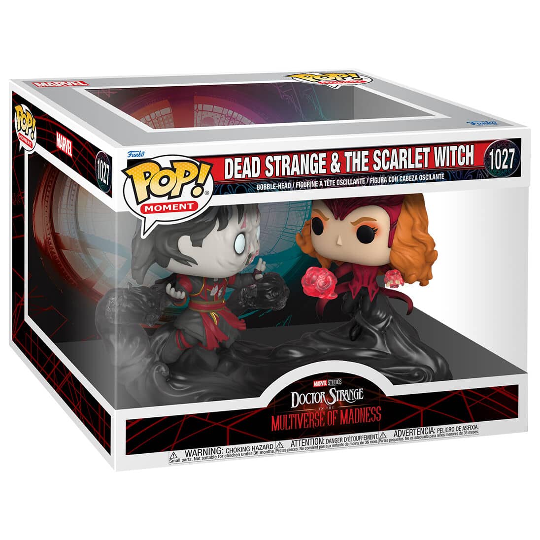 Figura POP Marvel Doctor Strange Dead Strange & The Scarlet Witch - Espadas y Más